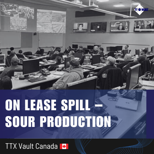 On Lease Spill - Sour Production