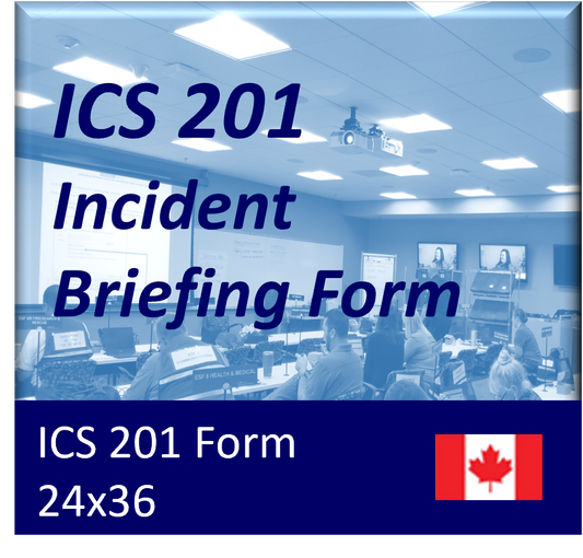 ICS 201 - Incident Briefing Form Poster