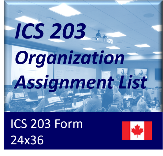 ICS 203 - Organization Assignment List Poster