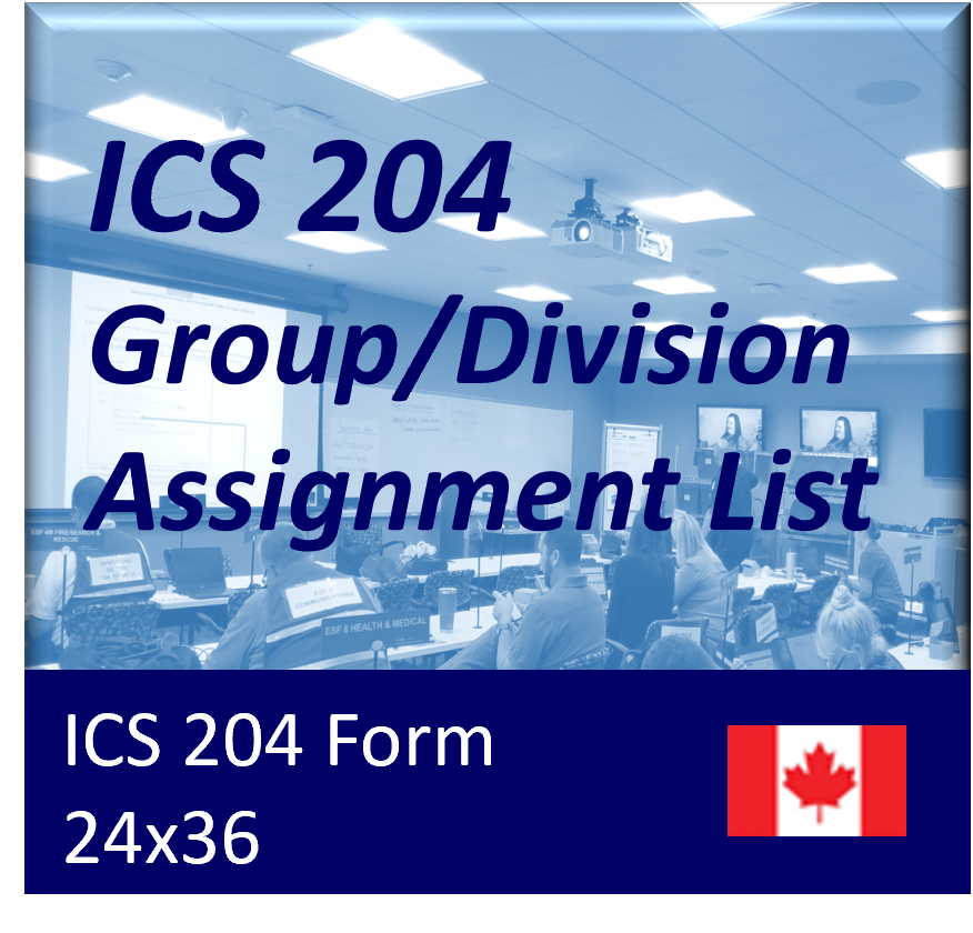 ICS 204 - Group/Division Assignment List Poster