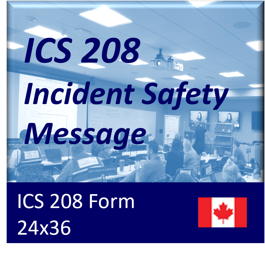 ICS 208 - Incident Safety Message Poster