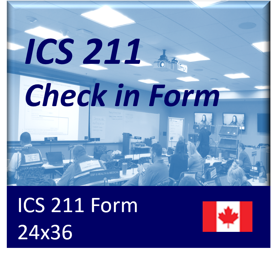211 Check In ICS 211 - Check In Form Poster – TTX Vault Canada