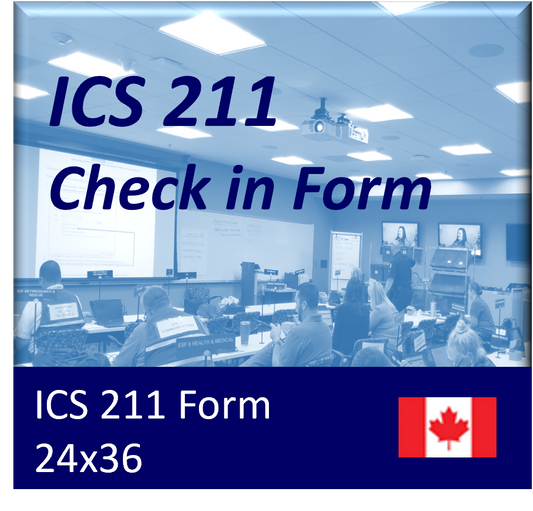 ICS 211 - Check In Form Poster