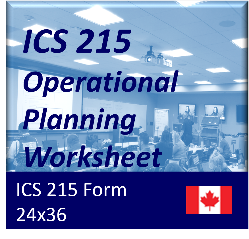 ICS 215 - Operational Planning Worksheet Poster